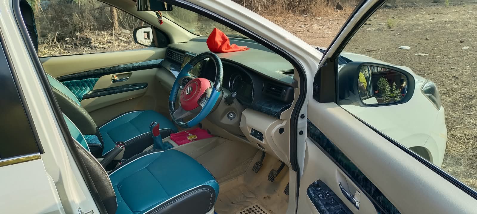 Well-Maintained Cab Dashboard & Driver Console